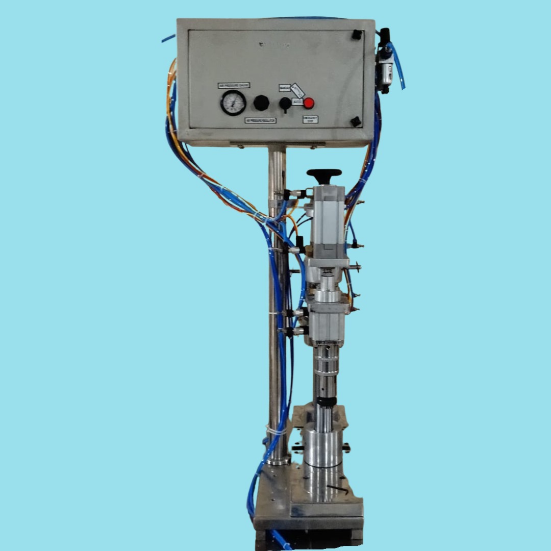 Semi Automatic Double Head Crimping Machine